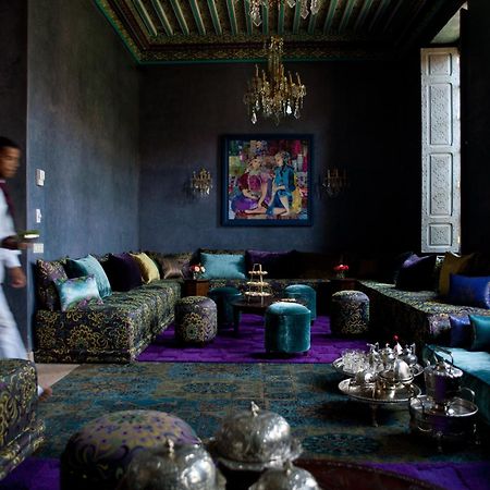 Tigmiza Boutique Hotel & Spa Ouled Jelal Exterior foto The living room at the Hotel Majorelle