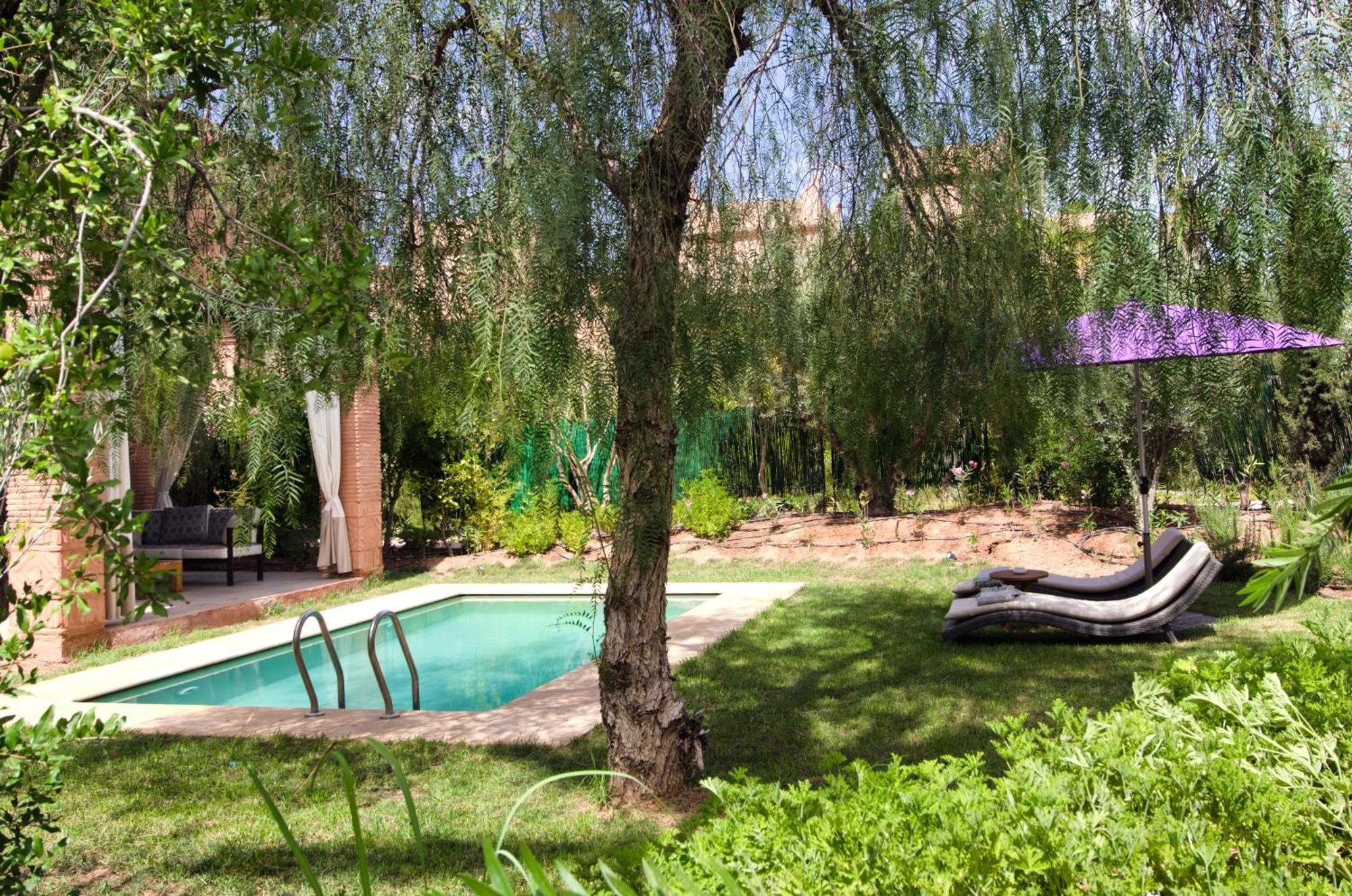 Tigmiza Boutique Hotel & Spa Ouled Jelal Cameră foto The garden of the Riad