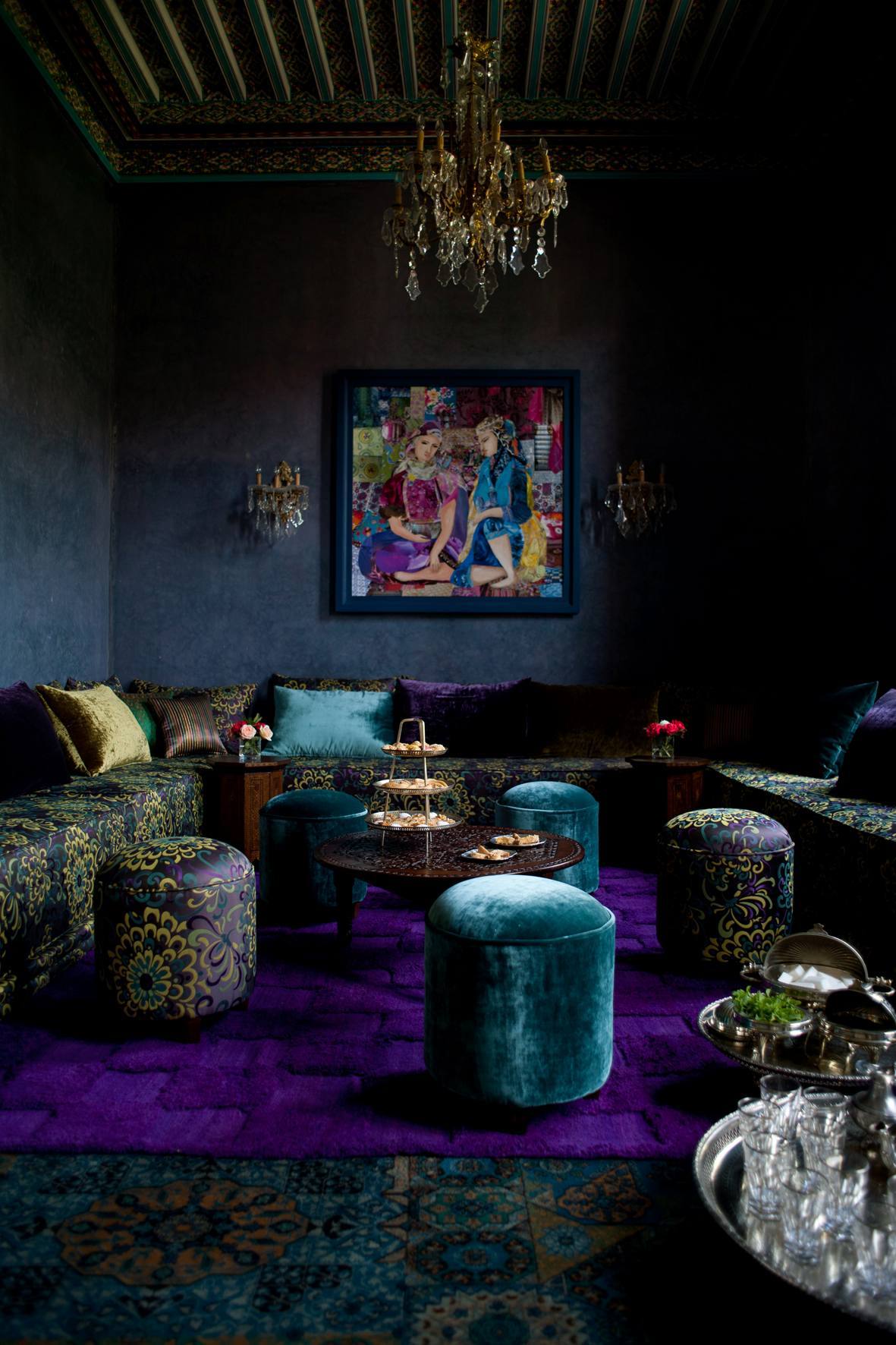 Tigmiza Boutique Hotel & Spa Ouled Jelal Interior foto The interior of the nightclub